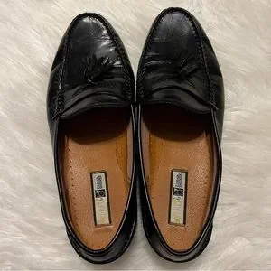 French Shriner Buchanan Black Leather Dress Shoes with Tassels Men’s Size 10.5 M Buchanan - Black – FRENCH SHRINER main image 4